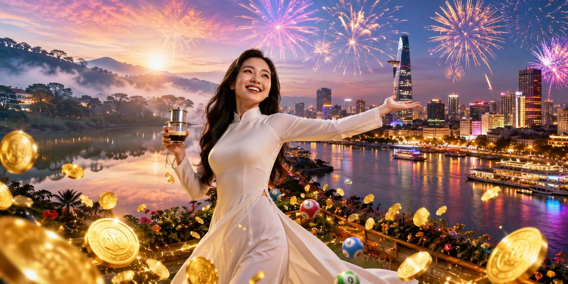 Người dùng Sài Gòn thưởng cà phê và xem kết quả xổ số, cá cược trực tuyến trên điện thoại